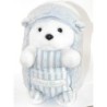 TARTINE ET CHOCOLAT Doudou peluche Herisson Bleu blanc 28 cm (18738)
