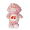 VINTAGE Bisounours rose 2 coeurs GROSCHERI 34 cm KENNER Care Bears (27064)