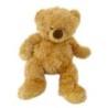 Doudou peluche ours marron roux MARIONNAUD 38 cm (24980)