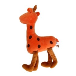 Grande peluche Doudou orange JACADI - Gd. Mod.  H 60 cm (6774)