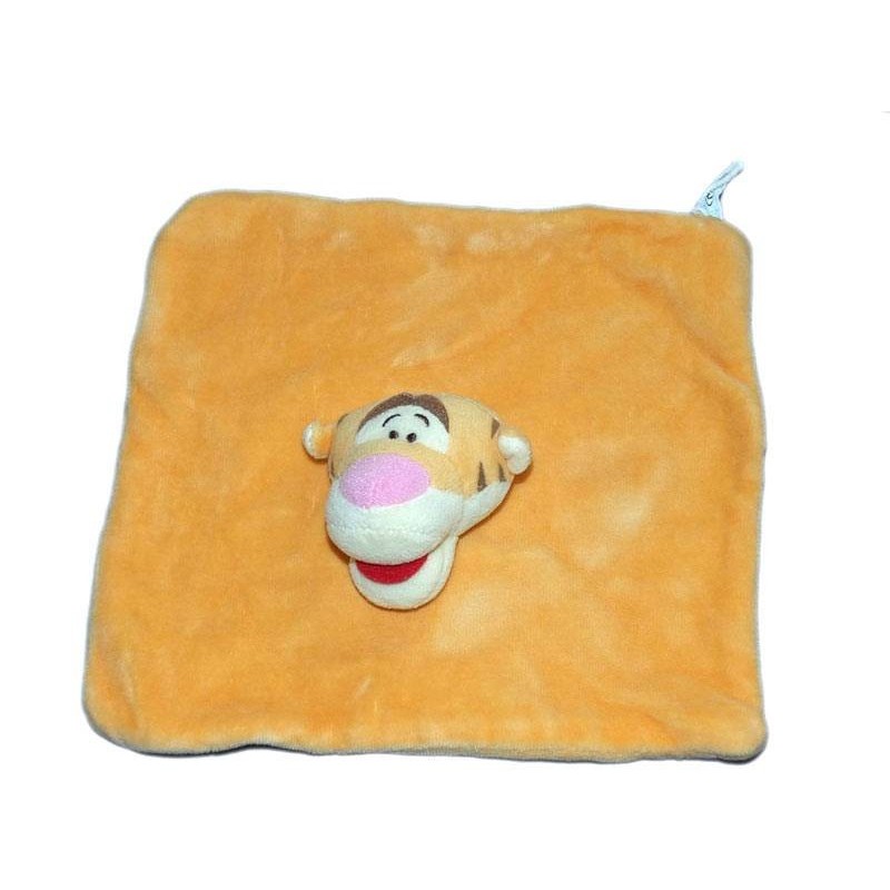 Doudou plat TIGROU Grelot 20 cm Disney Carrefour (14706)