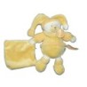 DOUDOU ET COMPAGNIE - Doudou OURS jaune Douceur Macaron Pantin Peluche - H 18 cm (11448)
