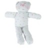 Peluche Doudou Chat Blanc Bout'chou Monoprix Ours Coeur Pois 26 cm (17715)