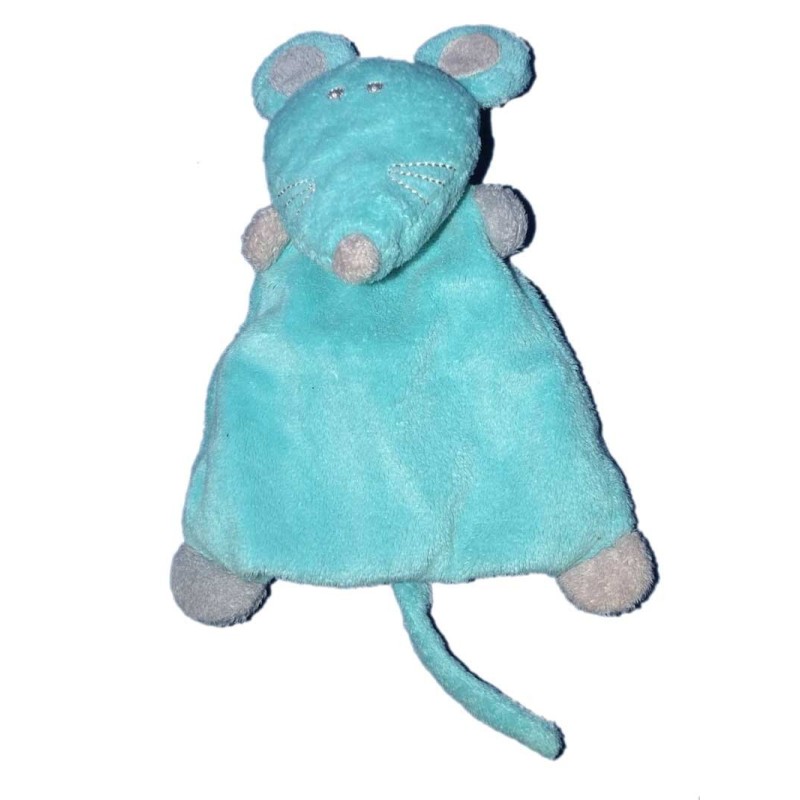 Doudou Souris bleue Bout'chou Monoprix (15615)