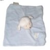 Doudou plat Mouton blanc bleu nuage etoile Bout Chou Monoprix (24268)