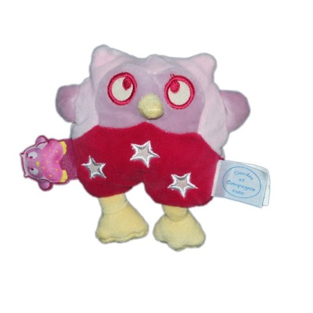 doudou-et-compagnie-hibou-chouette-ca-brille-mauve-rose-fushia-grelot-dc2151 (16466)