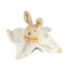 DOUDOU ET COMPAGNIE Mini doudou Acidulé Lapin blanc orange 15 cm (17512)