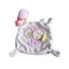 Doudou plat Oiseau mauve rose Joli Monde Nicotoy 579/2073 (23902)