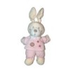 Doudou LAPIN rose ronds NICOTOY Simba -  H 26 cm (12632)