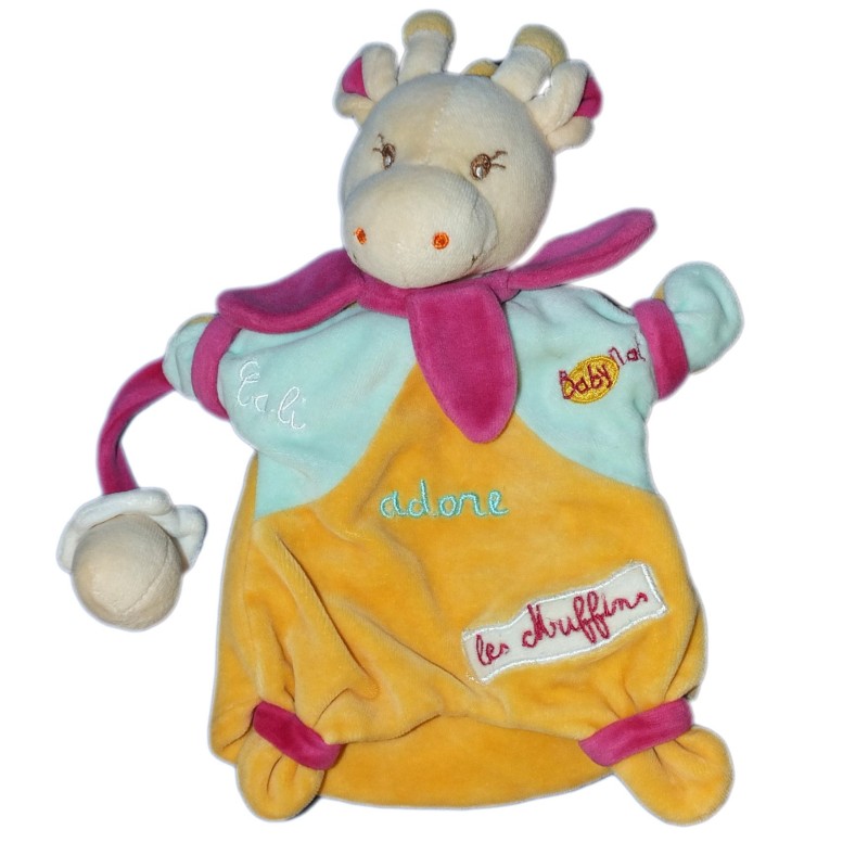 Baby Nat' Doudou Vache Girafe Cali Adore les Muffins (16668)