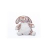 Doudou peluche Lapin blanc roux marron chiné Simba 25 cm (28350)