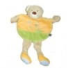 Doudou plat ours orange vert TEX Baby Carrefour Girafe (13621)