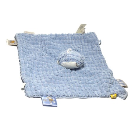 Noukies - Doudou plat Crocodile bleu Bill (17883)