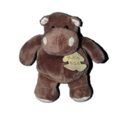 Histoire d'ours Peluche doudou Hippopotame 14 cm (16439)
