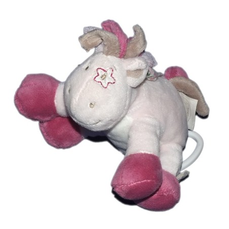 doudou-peluche-noukies-cheval-victoria-et-lucie-rose-mauve-15-cm (15912)