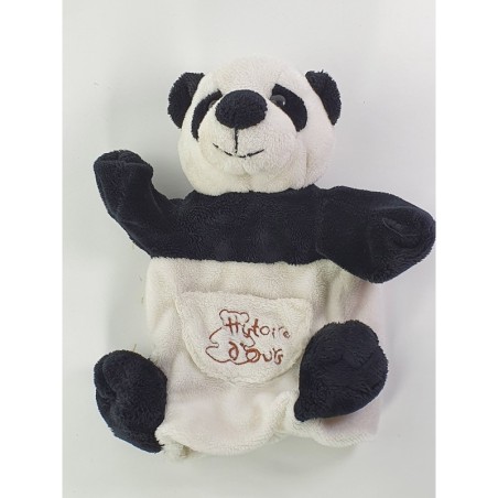 Marionnette Doudou ours bePeluche doudou Marionnette Panda Histoire d Oursige Histoire D Ours (22819)