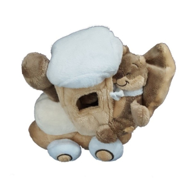 Noukies Peluche Musicale doudou Ecureuil Train Oscar Leon (21812)