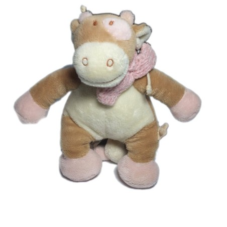 Noukies Doudou peluche musicale Lola 18 cm beige rose (17903)