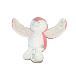 Doudou musical Oiseau rose Daisy et Coco 20 cm Noukies (26897)