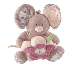 Doudou Souris mauve Nina Kali Kenza Noukies Sans veilleuse 26 cm (22688)