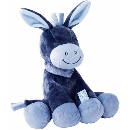 Peluche doudou âne cheval Alex bleu NATTOU 25 cm (28160)