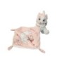 Doudou Mouchoir rose blanc étoiles Good Night Marie Aristochats Disney Nicotoy (27829)