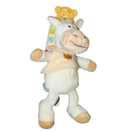 Doudou Vache Beige Baby Nat Babynat 26 cm Pantin Funny (12335)