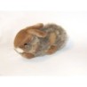 Peluche Lapin marron beige blanc Minouche 24 cm (27706)